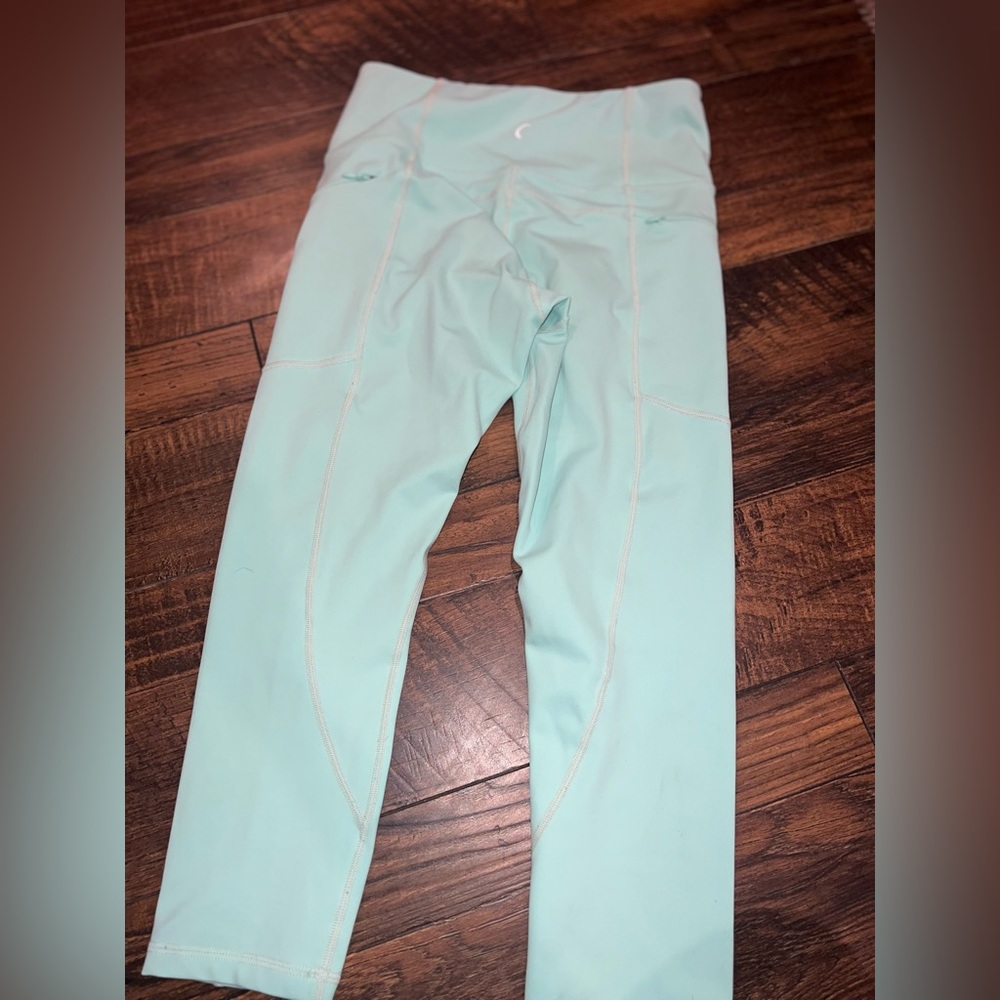 ZYIA turquoise LNT hi rise capri (24 in)